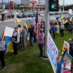 Аляскада АҚШ пен Ресей саммиті алдында Украинаға қолдау акциясы өтті