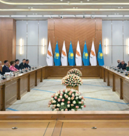 Қазақстан және Кипр президенттері кеңейтілген құрамда келіссөз жүргізді
