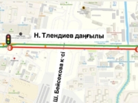 Участок проспекта Тлендиева частично перекроют в Астане