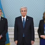 Мемлекет басшысы Бейбітшілік кеңесінің Аға кеңесшісі Арье Лайтстоунды қабылдады