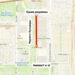 Астанада Нұржол желекжолының бір бөлігінде жөндеу жұмыстары жүргізіледі