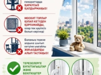 Терезеден құлау қаупі: елордалық дәрігер ата-аналарды сақтыққа шақырды