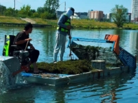 В столице продолжают очищать реку Есиль от мусора и камыша