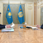 Президент Қасым-Жомарт Тоқаев Ұлттық банк төрағасы Тимур Сүлейменовті қабылдады