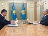 Президент Қасым-Жомарт Тоқаев Ұлттық банк төрағасы Тимур Сүлейменовті қабылдады