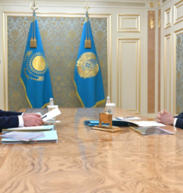 Президент Қасым-Жомарт Тоқаев Ұлттық банк төрағасы Тимур Сүлейменовті қабылдады