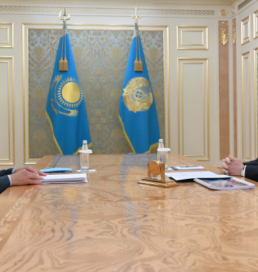 Президент Төтенше жағдайлар министрі Шыңғыс Әріновті қабылдады