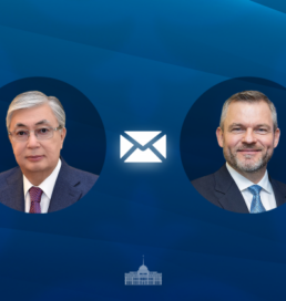 Мемлекет басшысы Словакия Президентін Конституция күнімен құттықтады