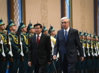 Президенты Казахстана и Лаоса провели переговоры в Астане