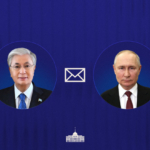 Тоқаев Путинге Мемлекеттік Дума сайлауына байланысты құттықтау жеделхатын жолдады