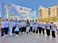 Елордада 100-ге жуық қария белсенді ұзақ өмір флешмобына қатысты