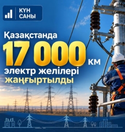 Қазақстанда жылыту маусымы алдында 17 мың шақырымнан астам электр желісі жөнделді