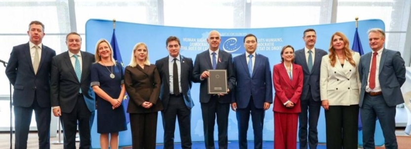 Қазақстан Будапешт конвенциясын ратификациялау құжаттарын Еуропа Кеңесіне тапсырды
