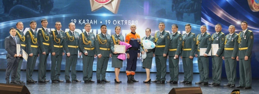 Астанада үздік құтқарушыларға мерзімінен бұрын арнайы атақтар берілді